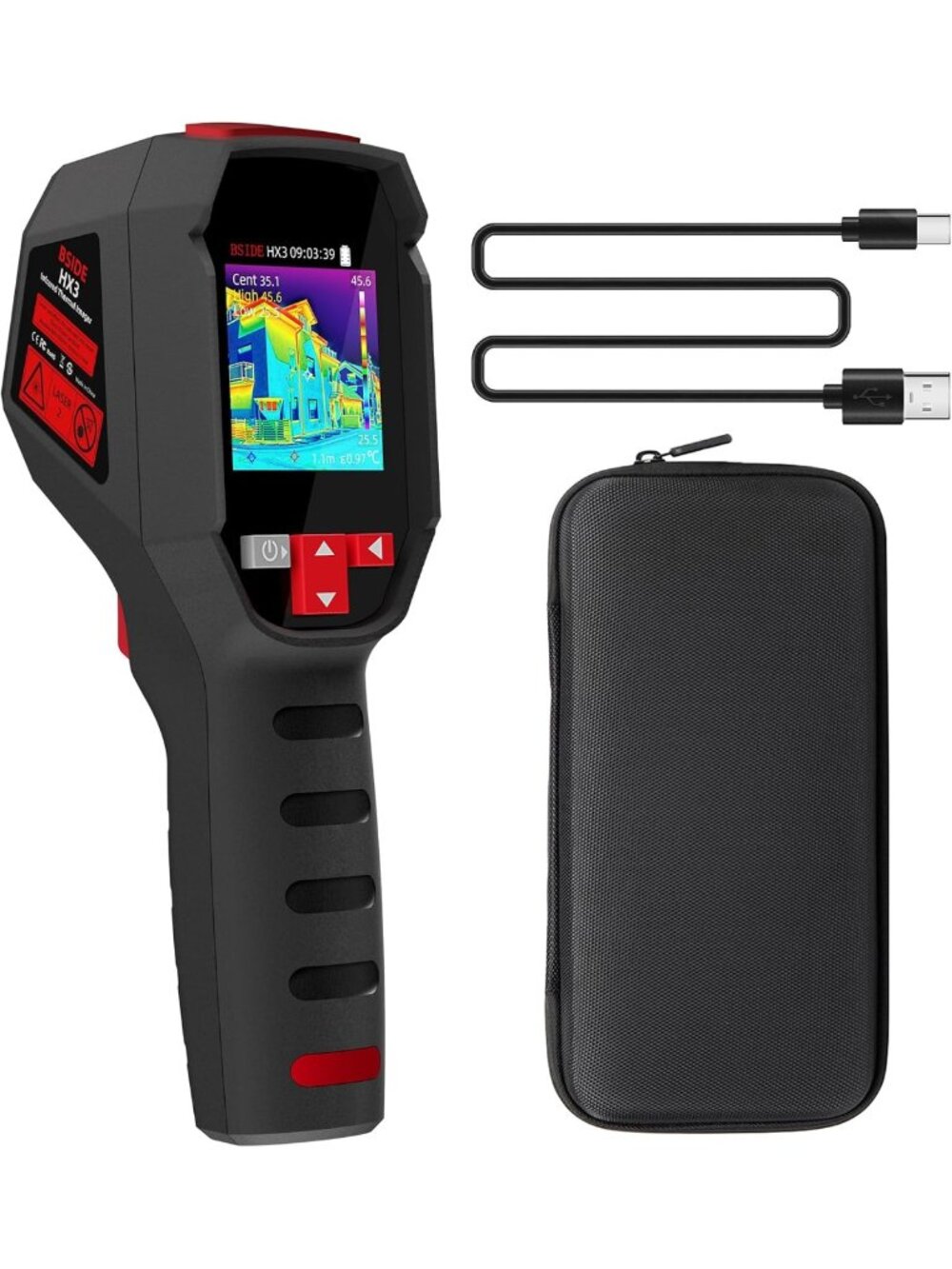Handheld Thermal Imaging Camera - 240x240 Resolution, Infrared IR for Home